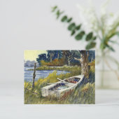 捨てボートはがき ポストカード (スタンド正面)