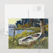 捨てボートはがき ポストカード (正面/裏面)