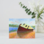 捨てボートはがき ポストカード (スタンド正面)