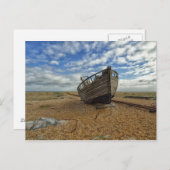 捨て木魚釣り船 |ダンジェネス ポストカード (正面/裏面)