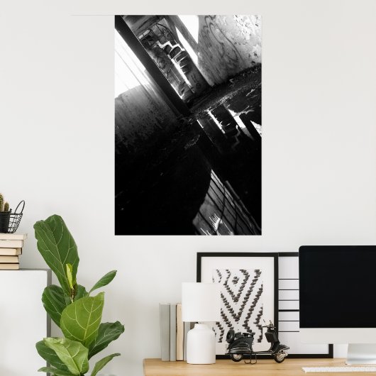 捨て水車 ポスター (ホームオフィス)