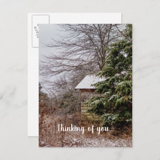 捨て考えるた上屋のはがき ポストカード (正面/裏面)