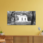 捨失ったて家の無人写真 キャンバスプリント (インサイチュ (リビング))