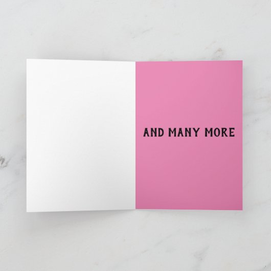 捻った誕生日を、エモガールカード カード (内部)