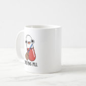 掃引薬おもしろい剤プンダークBG コーヒーマグカップ (正面左)