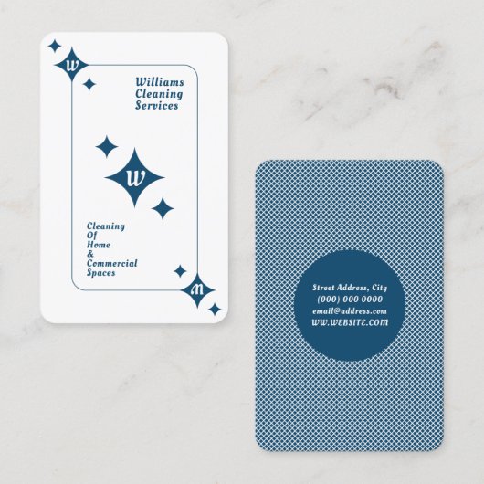 掃除のエース 名刺 (正面/裏面)