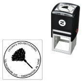 掃除メイド清掃差出人住所 セルフインキングスタンプ (インサイチュ)