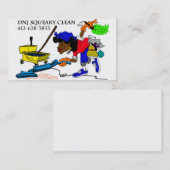 掃除婦 名刺 (正面/裏面)