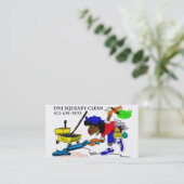 掃除婦 名刺 (スタンド正面)