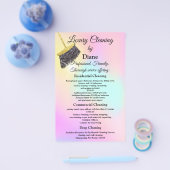 掃除官邸保のメイド金ゴールド チラシ (シングル)