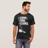 掃除機及び家政婦の住宅清掃 Tシャツ (正面フル)