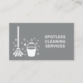 掃除用クリーナモップ及びバケツグレはっきりしたイ 名刺 (正面)