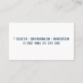 掃除用品付きクリーナーレディ | シャボン 名刺 (裏面)