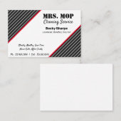 掃除、メイドサービス等 名刺 (正面/裏面)