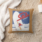 掃除S -雪の広告宣伝ポスターが常にあります クッション (ブランケット)