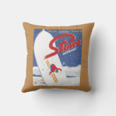 掃除S -雪の広告宣伝ポスターが常にあります クッション (裏面)