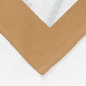 掃除S -雪の広告宣伝ポスターが常にあります フリースブランケット (角)