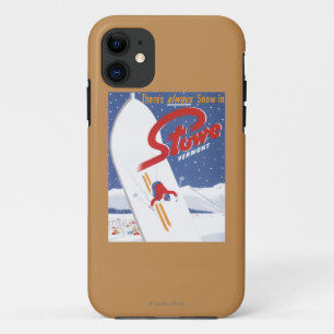 掃除S -雪の広告宣伝ポスターが常にあります iPhone 11 ケース