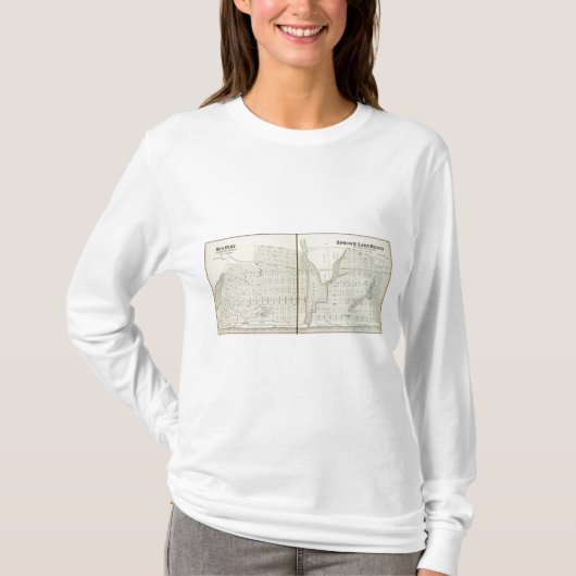 授けられる海およびspring湖のビーチ、Monmouth郡 Tシャツ (正面)