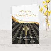 授与式50周年ゴールデンジュビリーB カード (黄色い花)