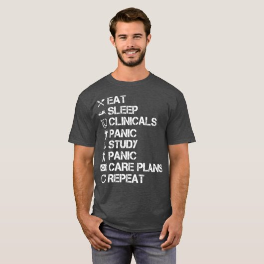 授乳おもしろい学生ユーモアナースギフトアイディア Tシャツ (正面フル)