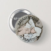 授乳が美しいボタン 缶バッジ (正面&裏面)