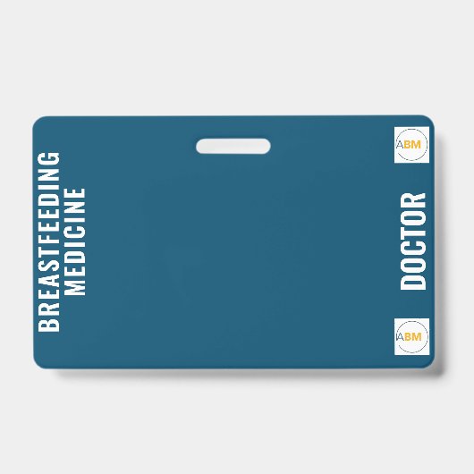 授乳とラクテーション医学バッジカード バッジ (表面)