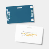 授乳とラクテーション医学バッジカード バッジ (表裏)