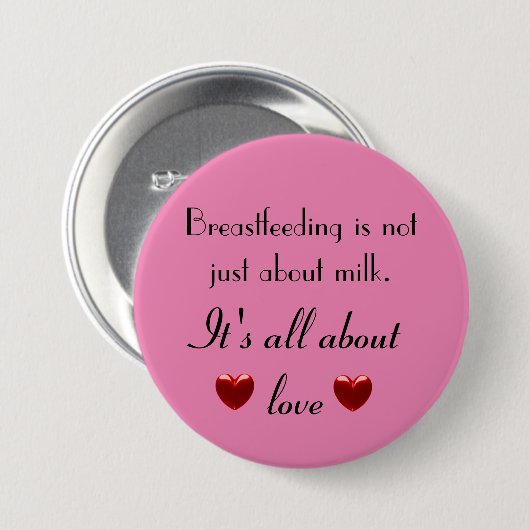授乳は愛に関する 缶バッジ (正面&裏面)
