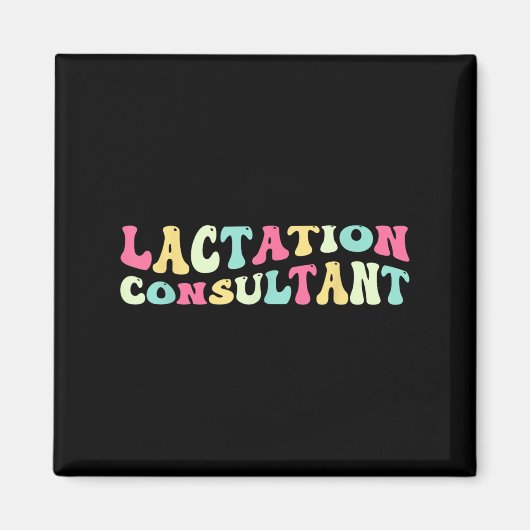 授乳コンサルタント授乳サポート待ち マグネット (正面)