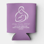 授乳コンサルタント授乳パープルビジネス 缶クーラー (正面)