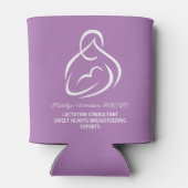 授乳コンサルタント授乳パープルビジネス 缶クーラー (裏面)