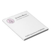 授乳コンサルタント授乳ベビー ノートパッド (アングル)