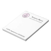 授乳コンサルタント授乳ベビー ノートパッド (回転)