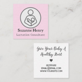 授乳コンサルタント授乳レチェベビー スクエア名刺