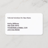 授乳コンサルタント 名刺 (裏面)