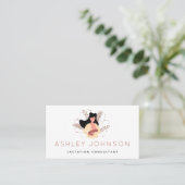 授乳モダンイラストレーション授乳専門家 名刺 (スタンド正面)