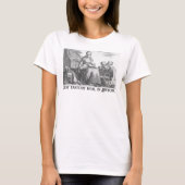 授乳ユーモアのあるヴィンテージ母イラストレーション Tシャツ (正面)