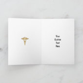 授乳中のお祝パーソナライズされたい カード (内部)