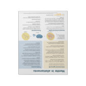 授乳中の乳腺炎遠くに-イタリアン (S) ノートパッド (回転)