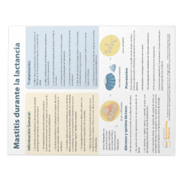 授乳中の乳腺炎遠くに-スペインの (S) ノートパッド