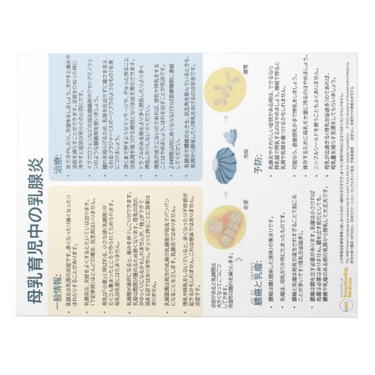 授乳中の乳腺炎遠くに-日本の (S) ノートパッド (正面)