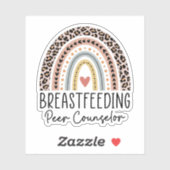 授乳中ピアカウンセラー虹彩授乳中 シール (シート)