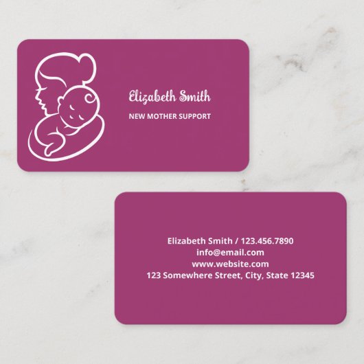 授乳及び授乳支援 名刺 (正面/裏面)