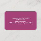 授乳及び授乳支援 名刺 (裏面)