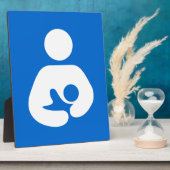 授乳国際的記号 フォトプラーク (側面)