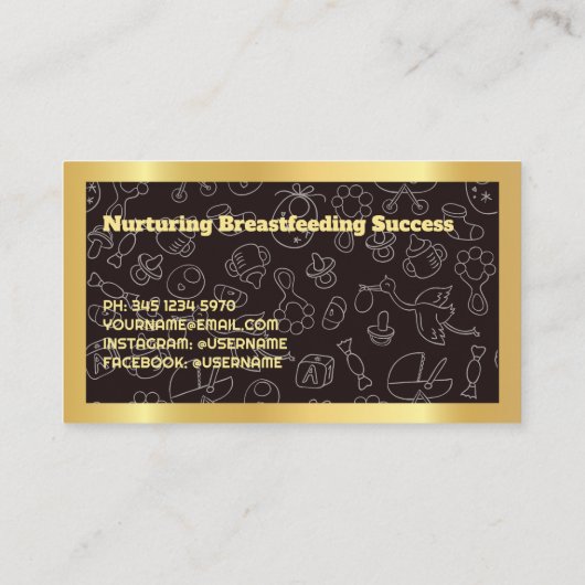 授乳専門医 名刺 (裏面)