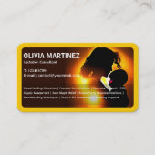 授乳式バイリンガル英語スペインの名刺 名刺 (正面)