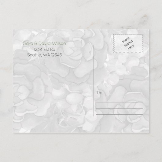 授乳式素朴の日付を保存 案内ポストカード (裏面)