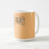 授乳感謝日聴診器秋ナース コーヒーマグカップ (正面右)